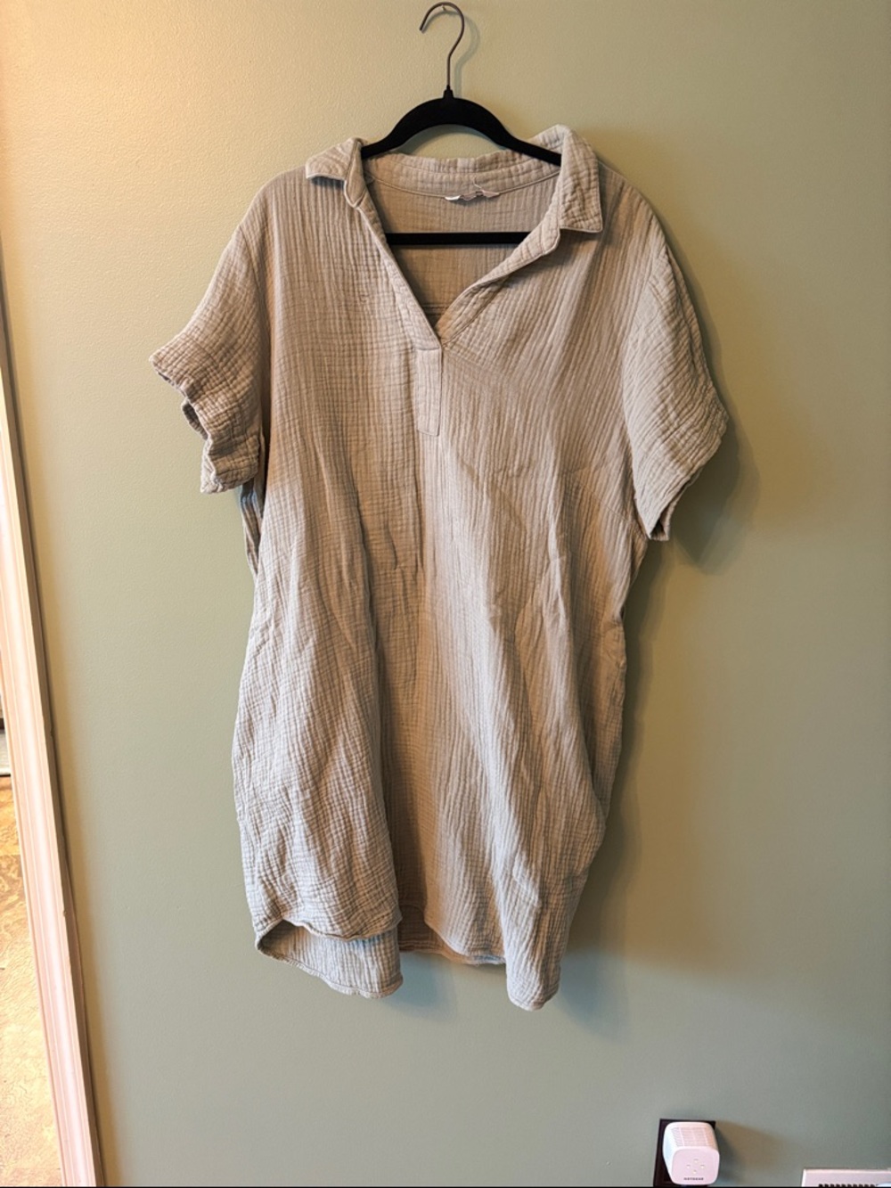 Casual women’s gauze dress